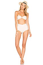 Marysia Swim Palm Springs High Waist Bikini Bottom In Coconut In White