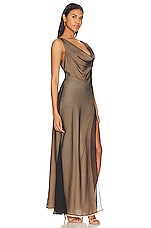 NBD Calla Gown In Black Nude REVOLVE