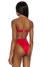 Norma Kamali X Revolve Sunglass Bikini Top In Red Revolve