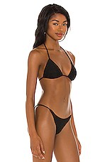 Nookie X REVOLVE Slide Triangle Bikini Top In Black Lurex REVOLVE