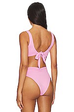 Riot Swim Pico Bikini Top In Bubblegum Revolve