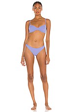 Riot Swim X Revolve Jax Bikini Top In Purple Revolve