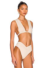 Riot Swim Dodi Bikini Top In Coconut Revolve