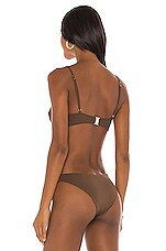 Riot Swim Jax Bikini Top In Chocolate Revolve