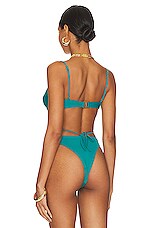 Riot Swim Jax Bikini Top In Cyan Revolve