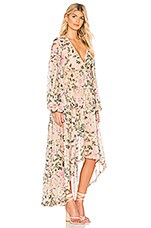 Rococo Sand X Revolve Flora Maxi Dress In Nude Floral Revolve