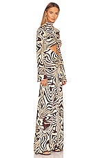 Ronny Kobo Clara Dress In Zebra Print REVOLVE