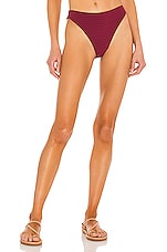 Revel Rey Alice Bikini Bottom In Raspberry Waffle Revolve