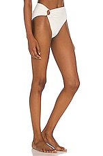 Revel Rey Logan Bikini Bottom In Cream Snake Texture REVOLVE