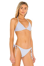 Revel Rey Victoria Bikini Top In Azul Arrow REVOLVE