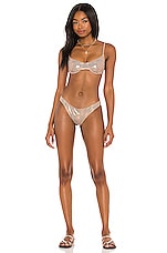 Solid Striped Eva Bikini Top In Treasure Revolve