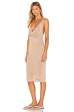 Superdown Sabrina Knit Midi Dress In Nude REVOLVE