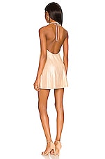 Superdown Margo Halter Shift Dress In Champagne Revolve