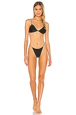 Superdown Raquel Diamante Bikini Top In Black REVOLVE