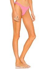 Superdown Cindy Ribbed Bikini Bottom In Pink Revolve