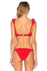 Suboo The Chase Frill Bandeau Bikini Top In Red REVOLVE