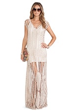 Tularosa Penelope Crochet Maxi Dress In Stone REVOLVE