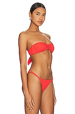 Vitamin A Astrid Bandeau Bikini Top In Hibiscus Ecorib Revolve