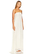 Weworewhat Strapless Lace Maxi In Ecru Revolve