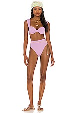 Weworewhat Belted Emily Bikini Bottom In Lilac Revolve