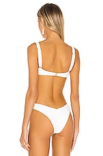 Weworewhat Sorrento Bikini Top In White Revolve