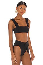 Weworewhat Como Bikini Top In Black Revolve