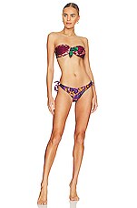 Zimmermann Tiggy Tie Bikini Set In Spliced REVOLVE