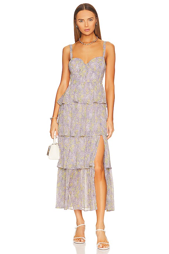 Astr The Label Midsummer Dress In Lavender Multi Floral Revolve