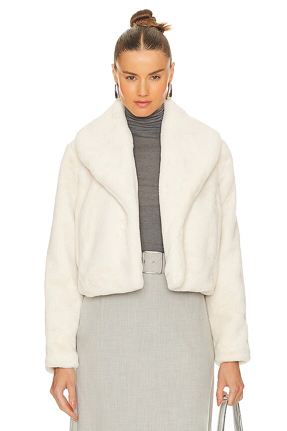 Blanknyc Faux Fur Jacket In Snow Queen Revolve