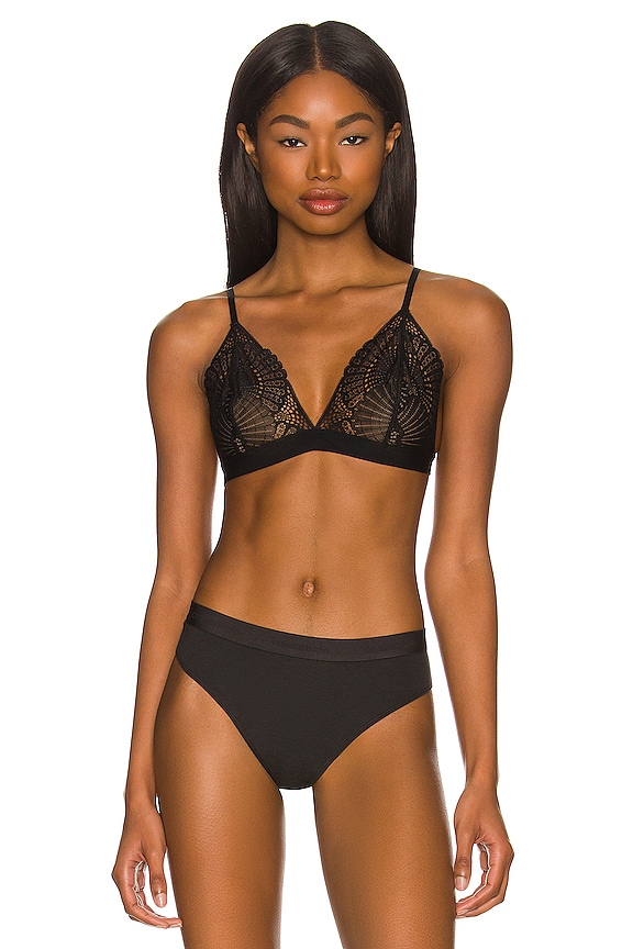 Commando Butter Lace Bralette In Black Revolve