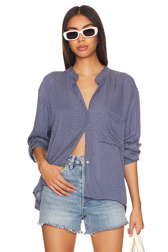 Indah Pinnacle Button Up In Marais Revolve