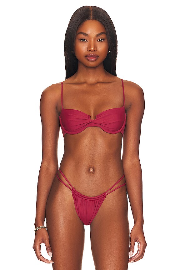 Indah Amber Bikini Top In Posh Revolve