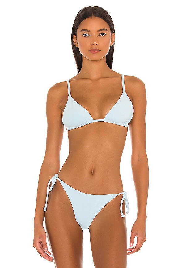 Lspace Brittany Bikini Top In Sky Blue Revolve