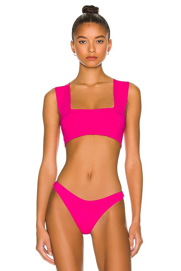 Lspace Parker Bikini Top In Bougainvillea Revolve