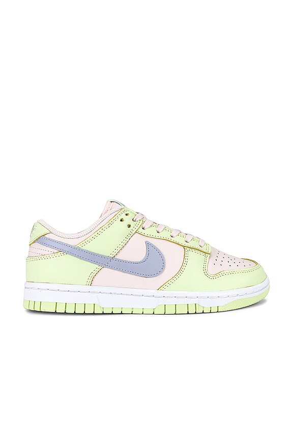 Nike Dunk Low Sneaker In Light Soft Pink Ghost Lime Ice White