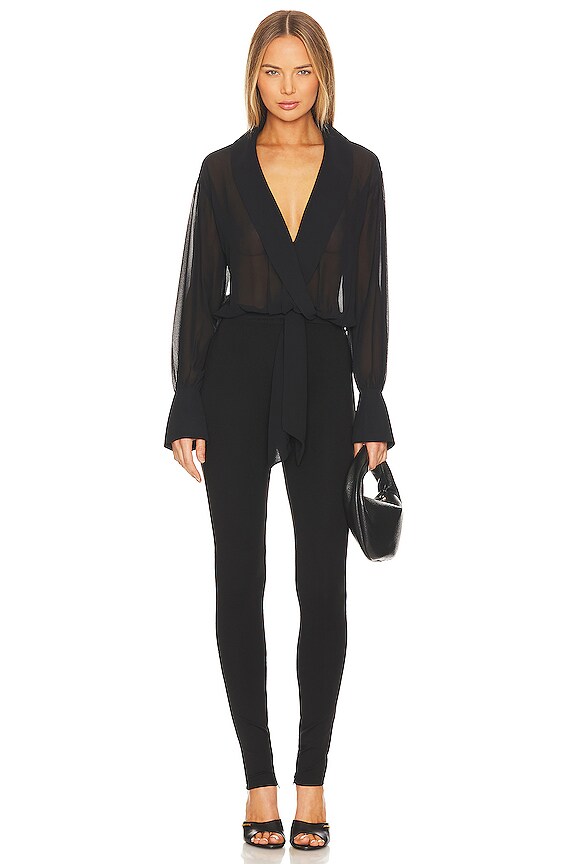 SER O YA Orion Jumpsuit In Black REVOLVE