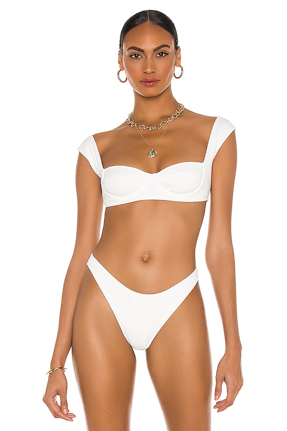 Tropic Of C South Pacific Bikini Top In White Revolve