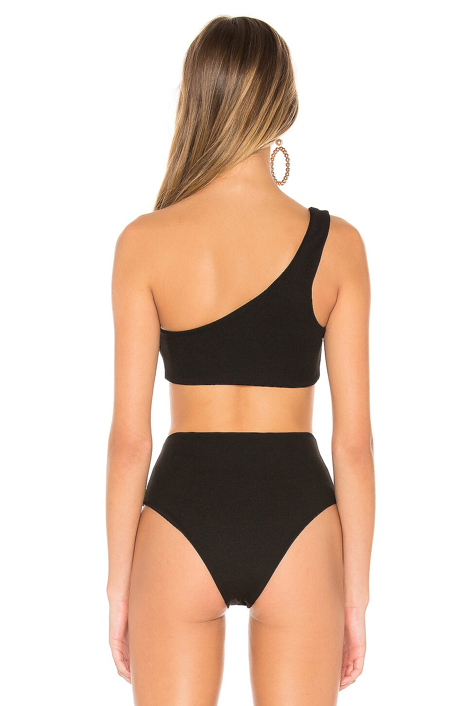 HAIGHT Crepe Perlin Bikini Top In Black REVOLVE