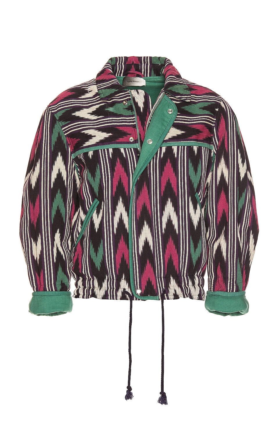 Isabel Marant Leyis Ikat Cotton Jacket In Faded Night REVOLVE