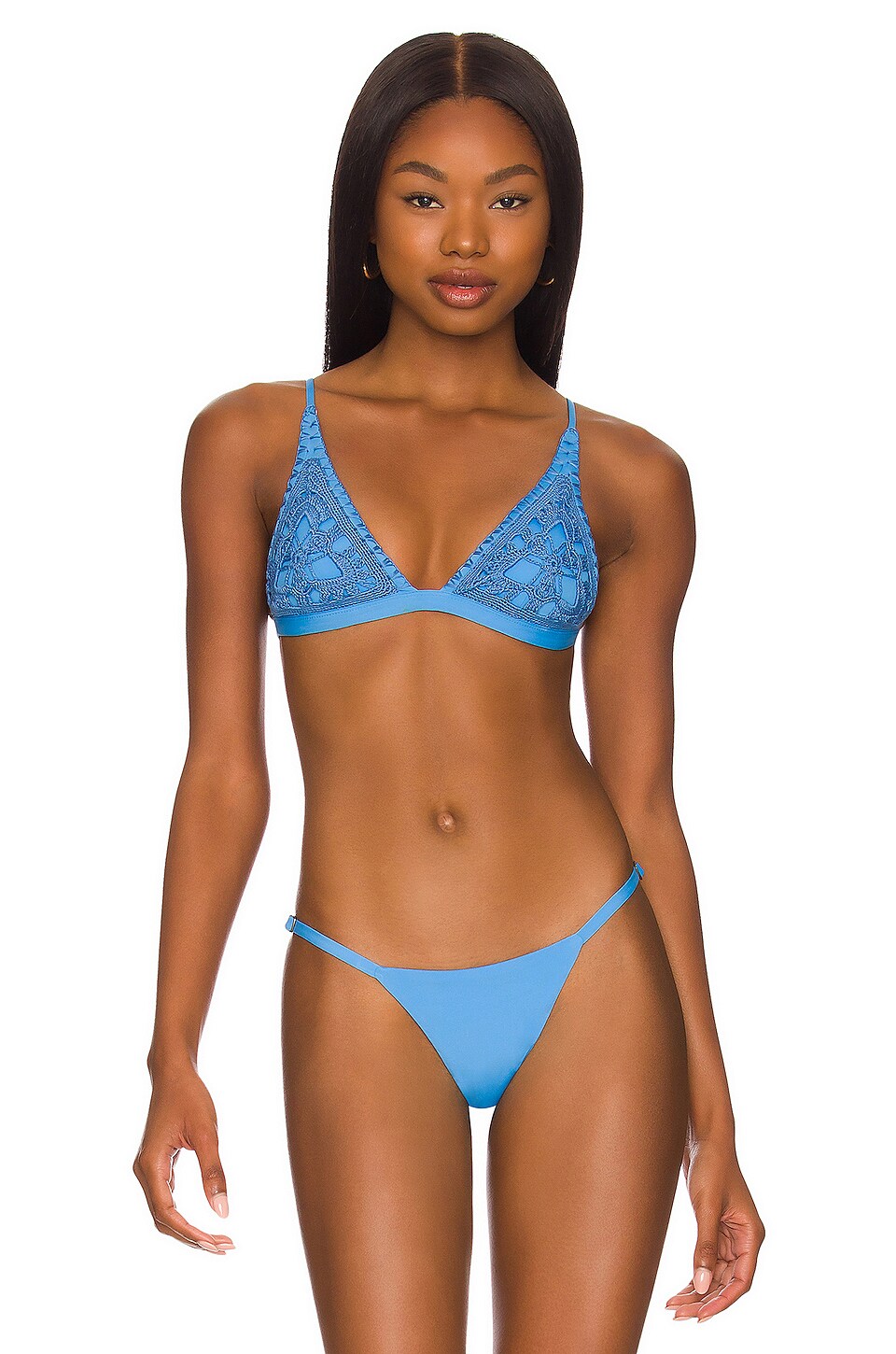 Maaji Ivy Reversible Bikini Top In Maya Blue REVOLVE