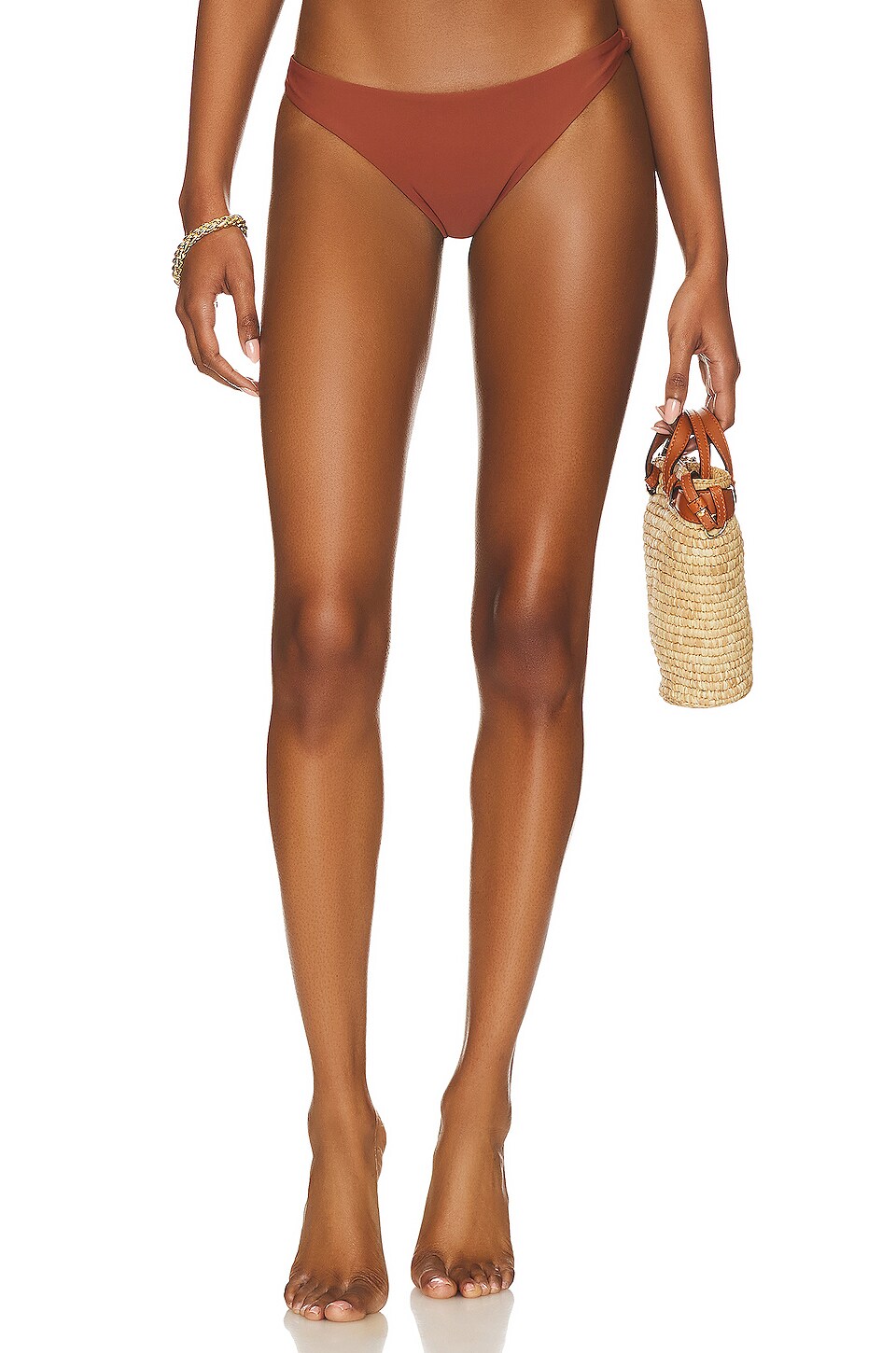 Mikoh Papara Bikini Bottom In Henna Revolve