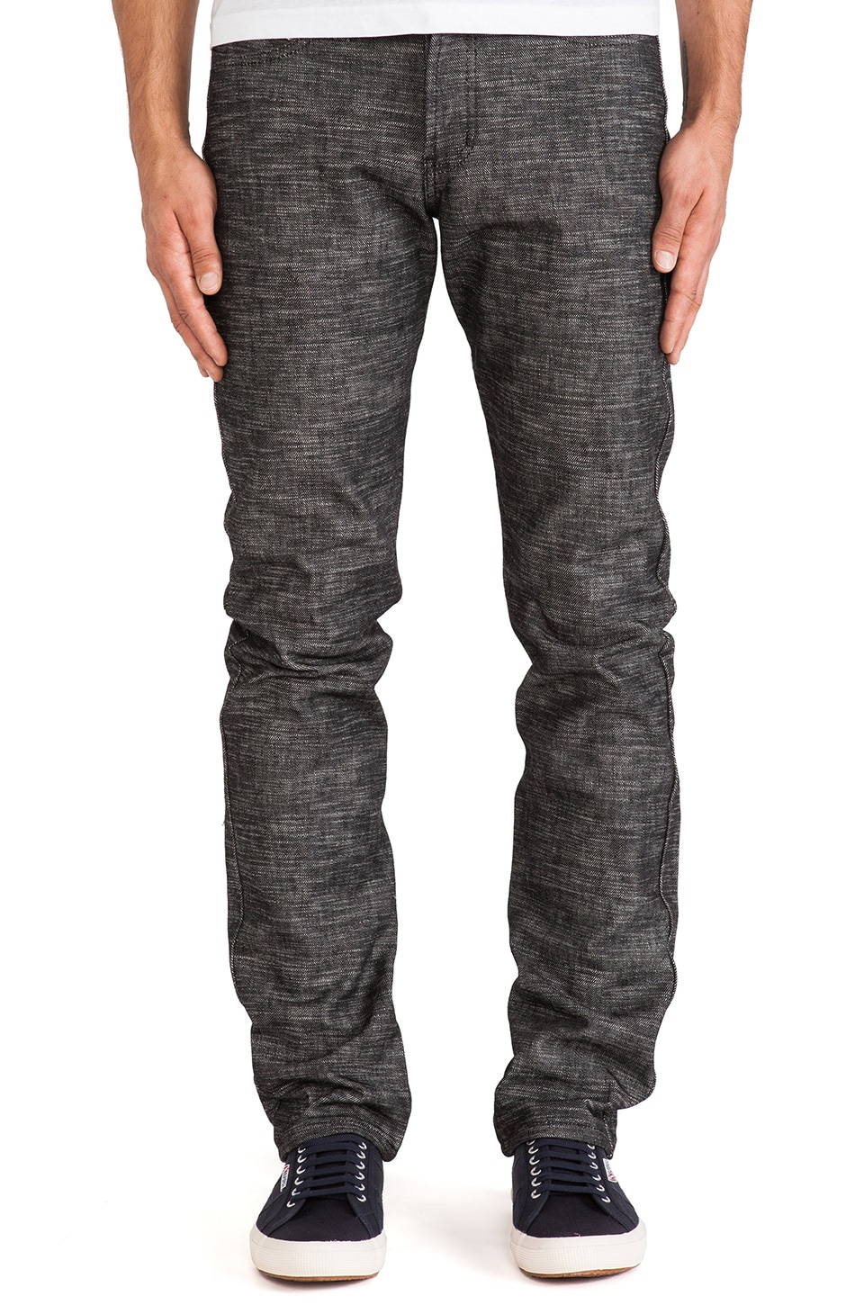 Naked Famous Denim Weird Guy 13oz Frankenstein 3 In Black REVOLVE