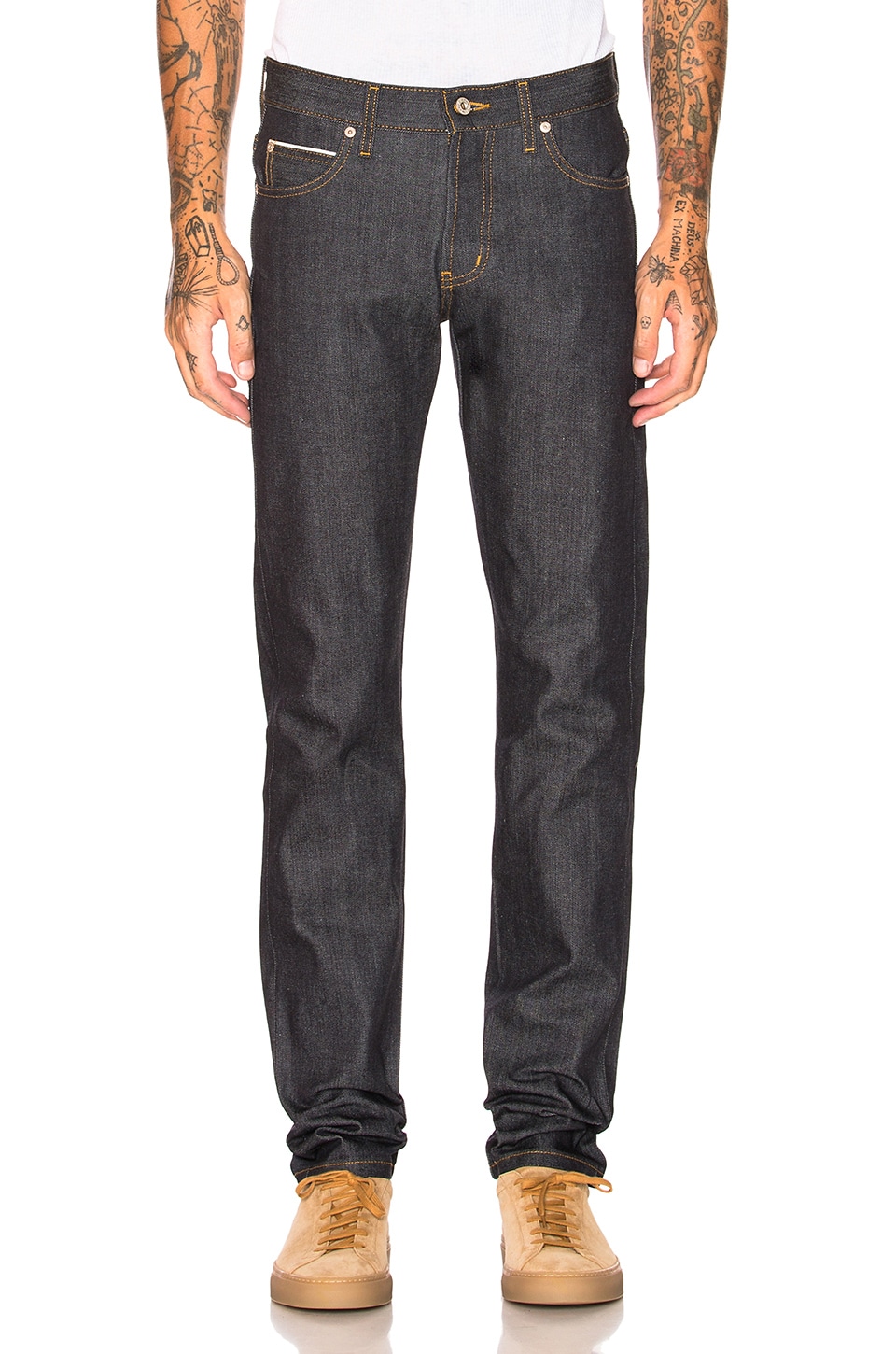 Naked Famous Denim Super Skinny Guy In Left Hand Twill Selvedge REVOLVE