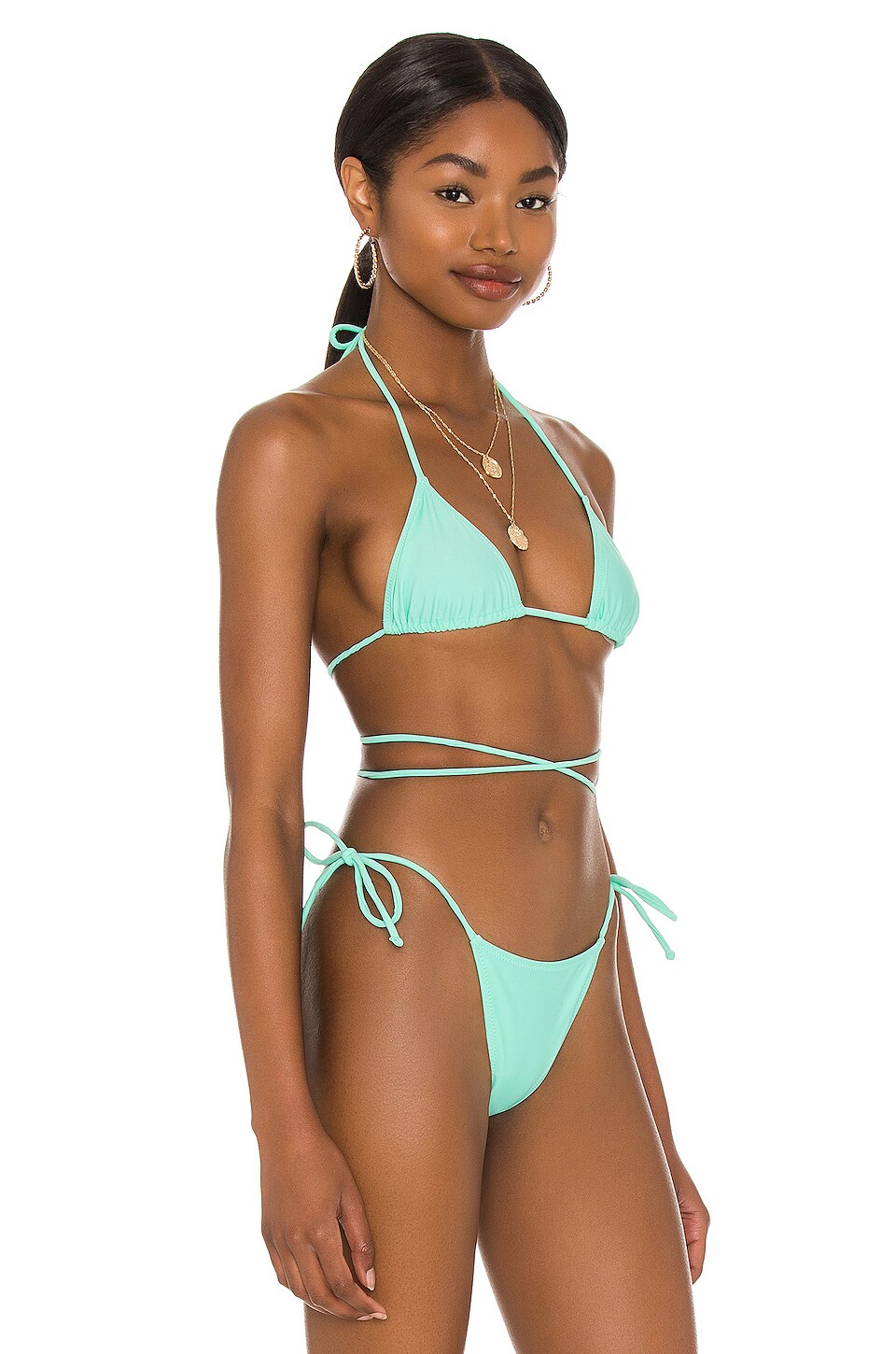 Tropic Of C Praia Bikini Top In Sea Glass Revolve