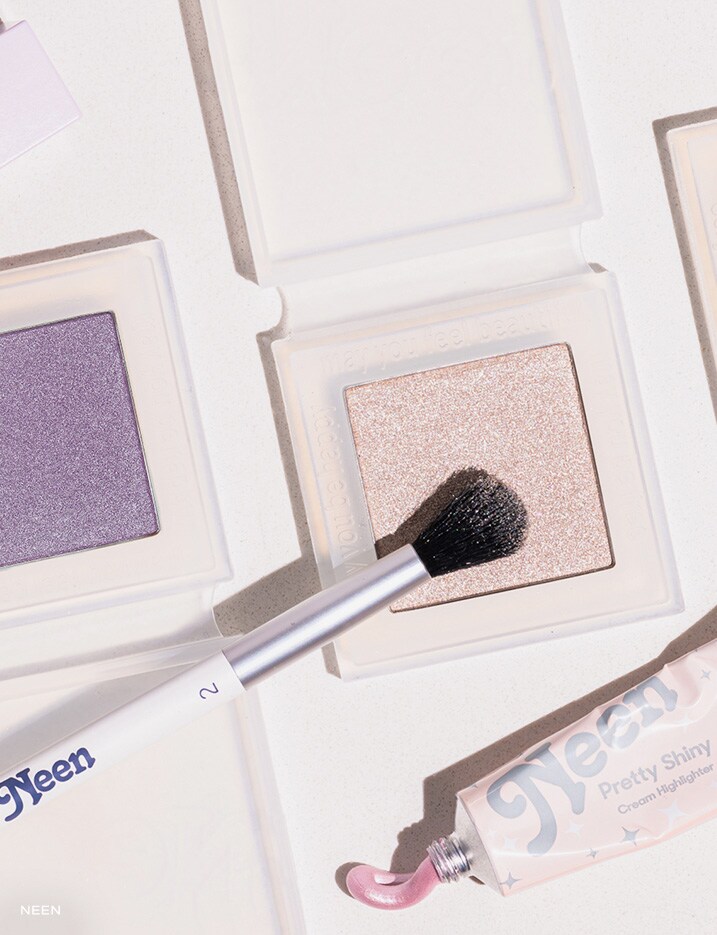 Variety of Neen makeup products.