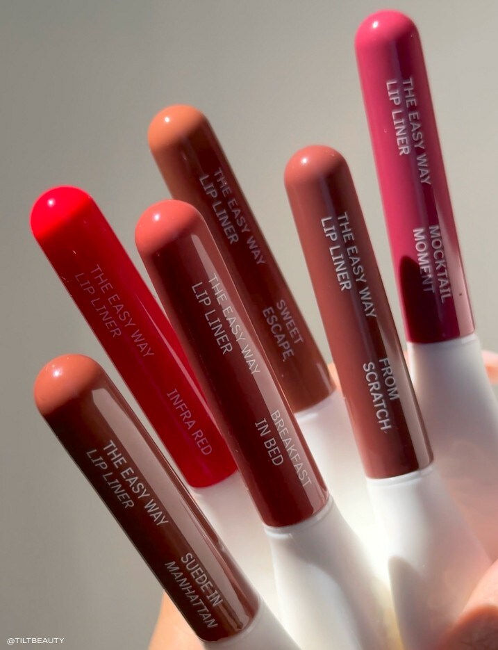 A variety of shades of Tilt lipliners.