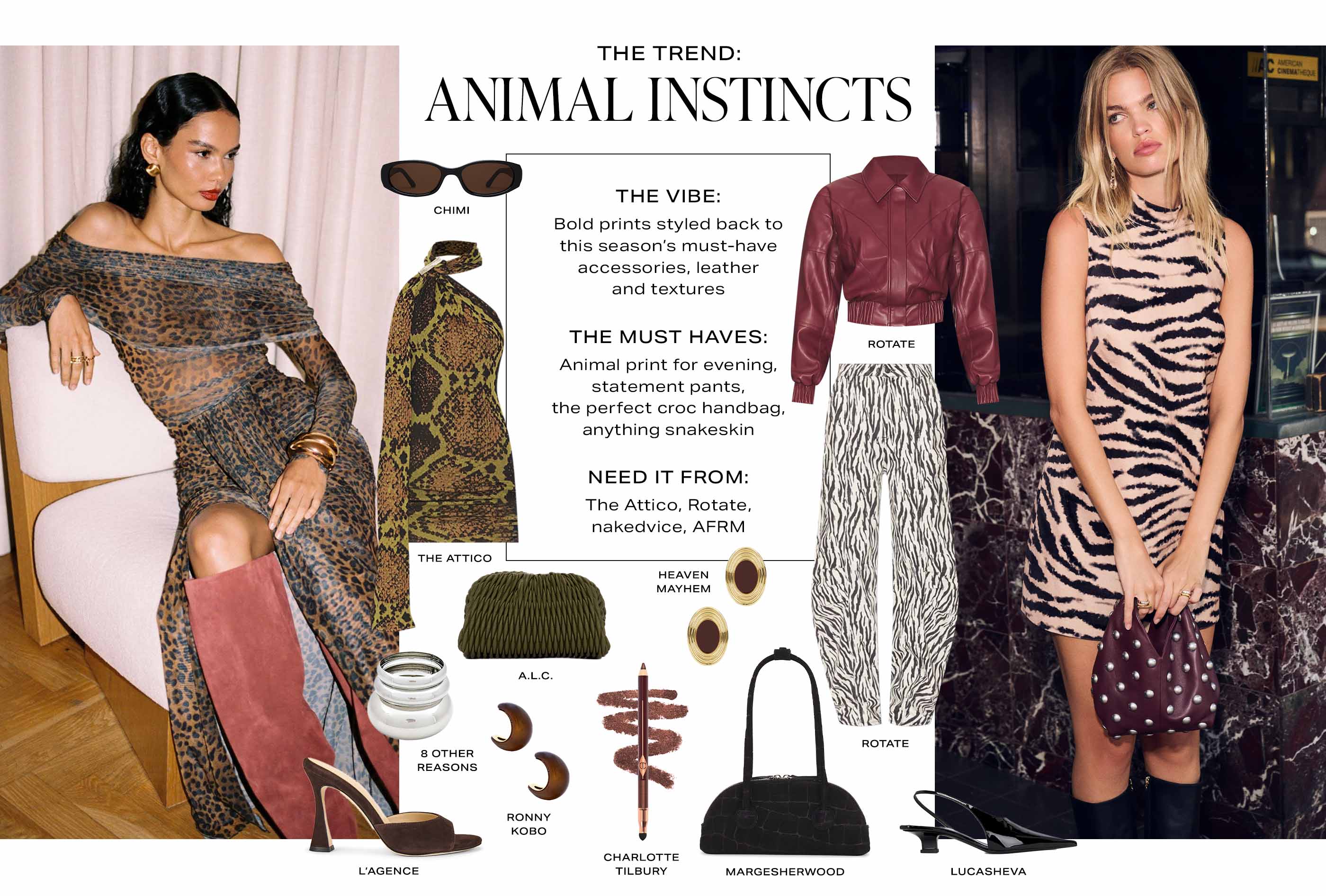 The trend: Animal Instincts.