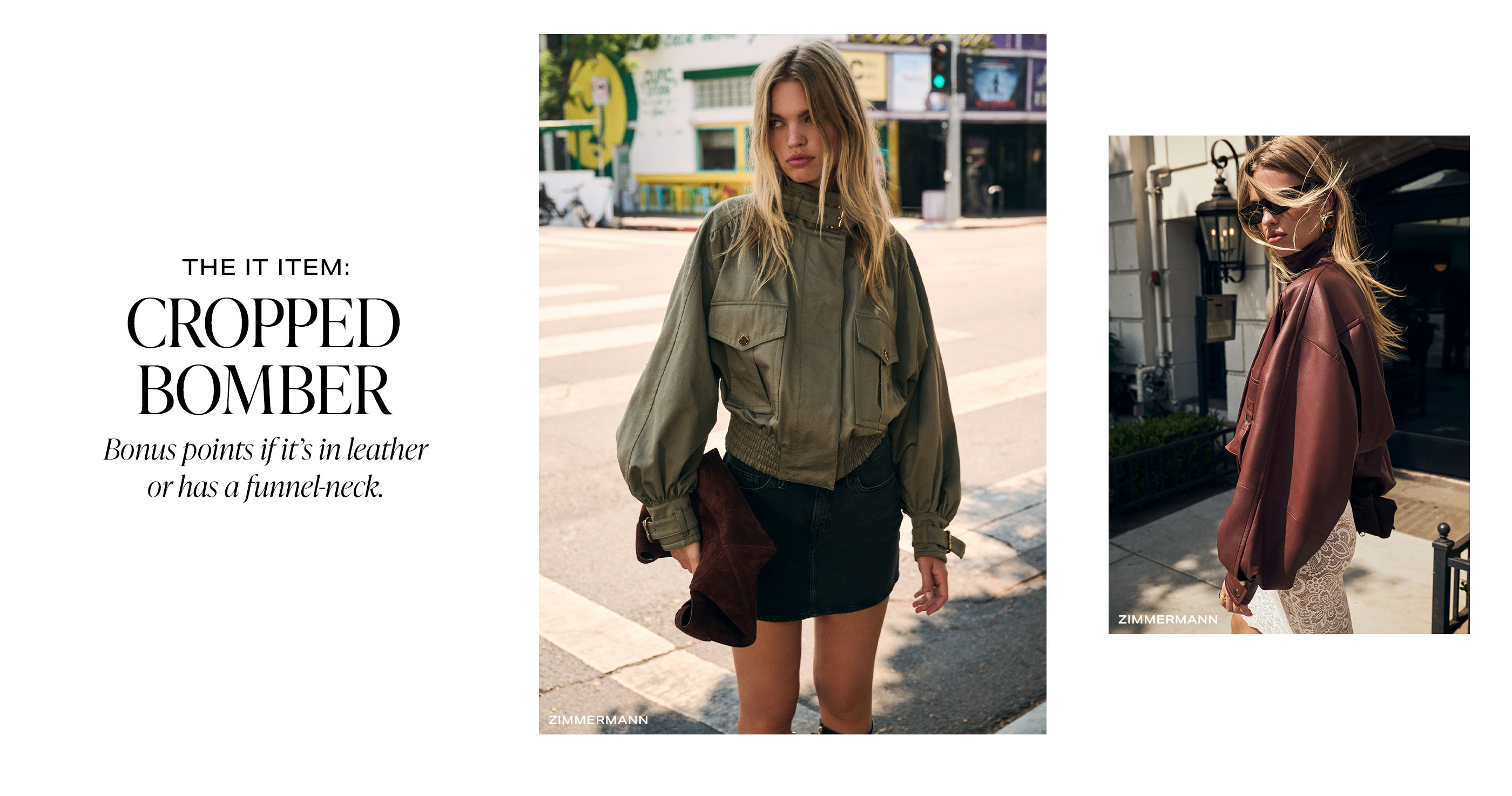 The It Item: Cropped Bomber