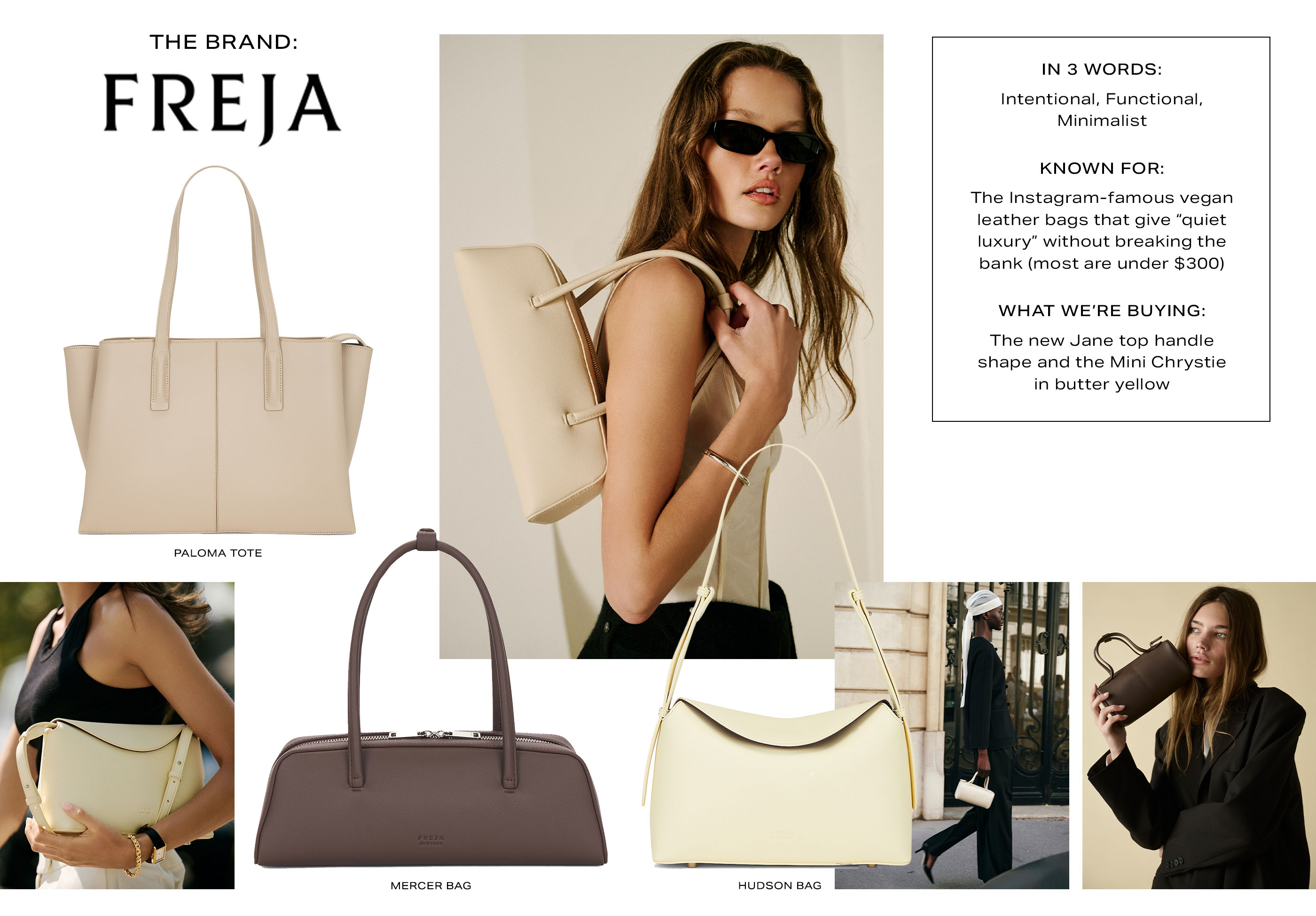 The brand: Freja New York.
