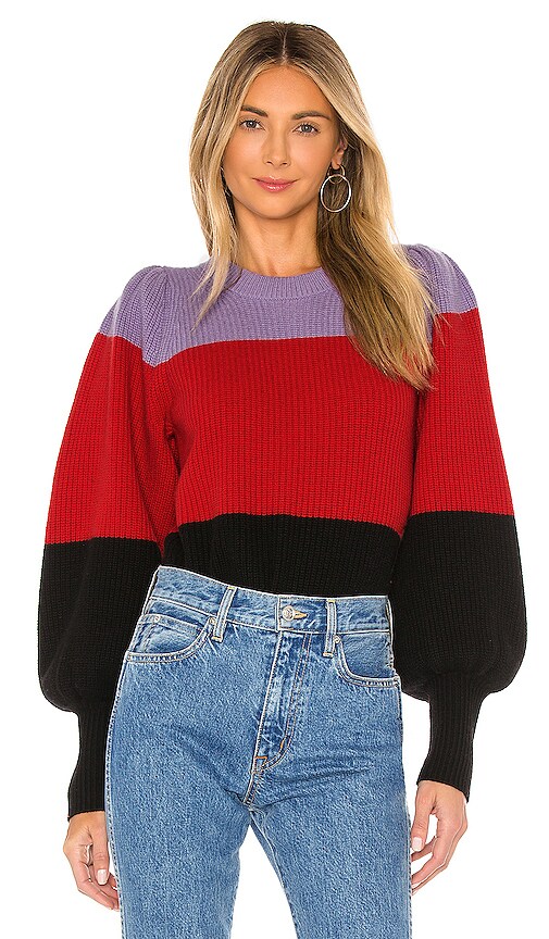 A.L.C A.L.C. SAMMY 毛衣 – 紫藤色、红色、黑色,ALX-WK60